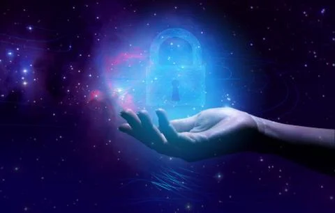 Conceptual representation of the use of artificial intelligence of future tec Stock Photos