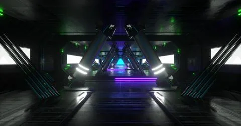 Conceptual sci-fi Stock Illustration