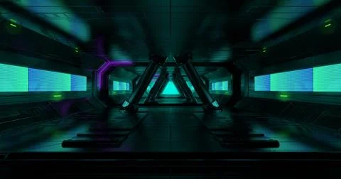 Conceptual sci-fi Stock Illustration