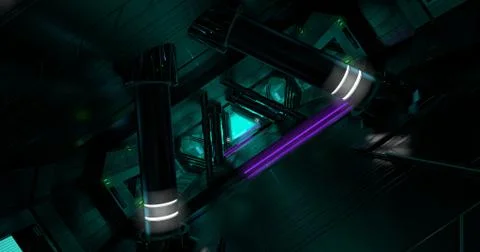 Conceptual sci-fi Stock Illustration