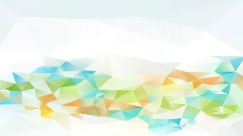 Conceptual set up creating a perfect pattern of small triangles with bright and Stock Footage 128350143