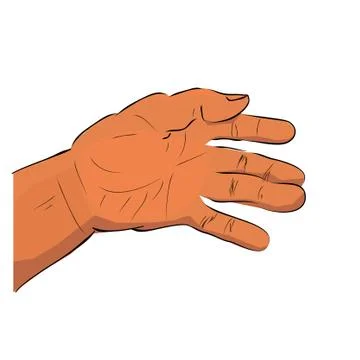 Conceptual Simple Vector Hand Draw Sketch, Illustration for victim of crimina Stock Illustration