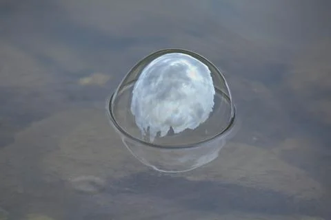 Conceptual soap bubbles Stock Photos