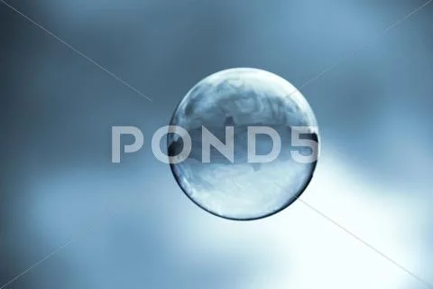 Conceptual soap bubbles Stock Photos