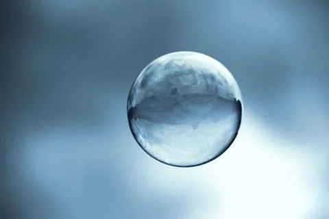 Conceptual soap bubbles Stock Photos