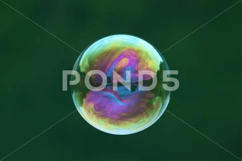 Conceptual soap bubbles Stock Photos