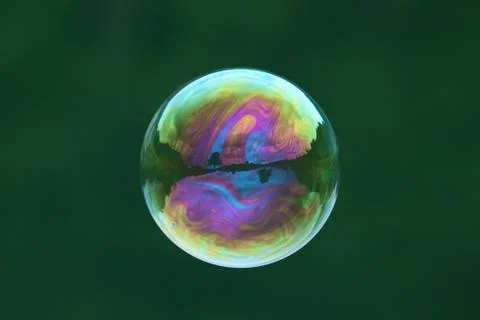 Conceptual soap bubbles Stock Photos