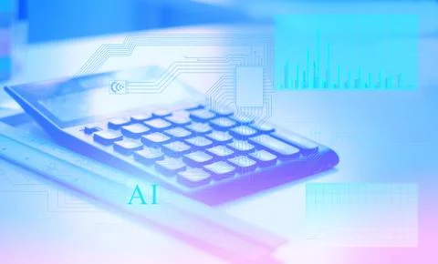 Conceptual solution of the transition from the old computing technology to th Stock Photos