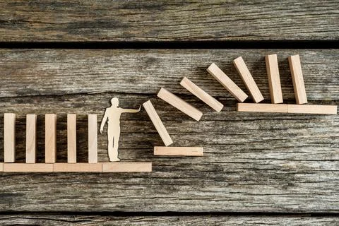 Conceptual of solving problems Stock Photos