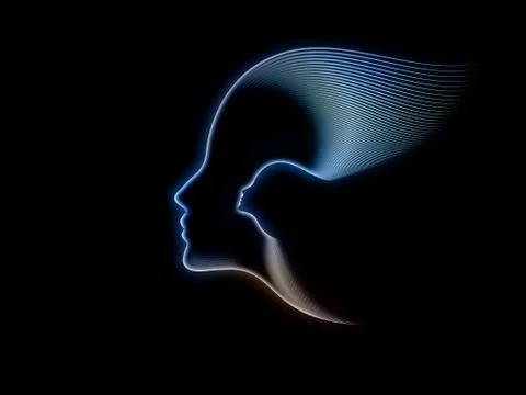 Conceptual Soul Geometry Illustrazione stock