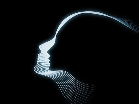 Conceptual Soul Geometry Illustrazione stock