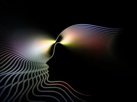 Conceptual Soul Geometry Stock Illustration