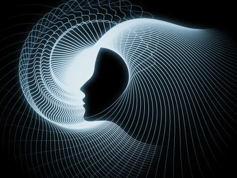 Conceptual Soul Geometry Stock Illustration