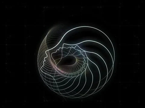 Conceptual Soul Geometry Stock Illustration