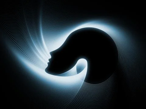Conceptual Soul Geometry Stock Illustration