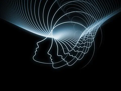 Conceptual Soul Geometry Stock Illustration