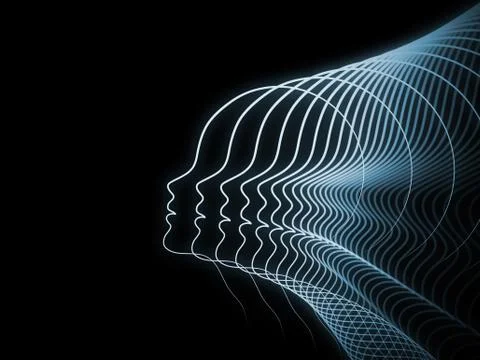 Conceptual Soul Geometry 스톡 일러스트