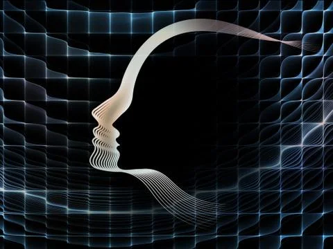 Conceptual Soul Geometry Stock Illustration