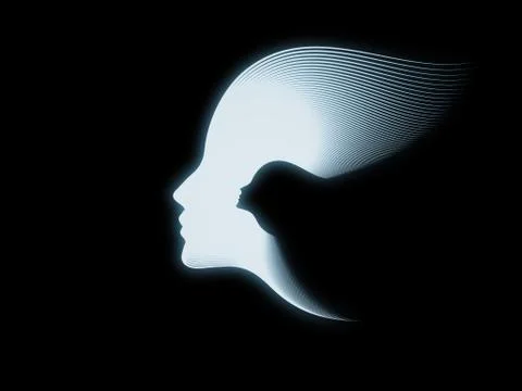 Conceptual Soul Geometry Stock Illustration