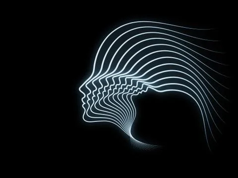 Conceptual Soul Geometry 스톡 일러스트