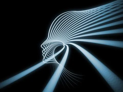 Conceptual Soul Geometry Illustrazione stock