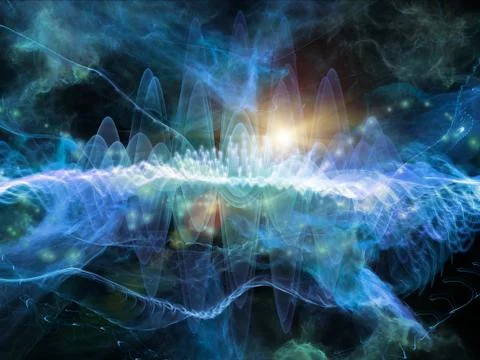 Conceptual Sound Wave Stock Illustration