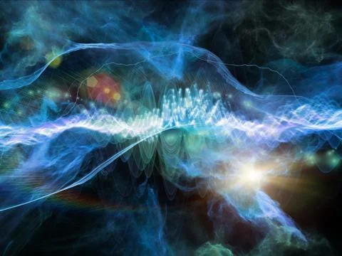 Conceptual Sound Wave Stock Illustration