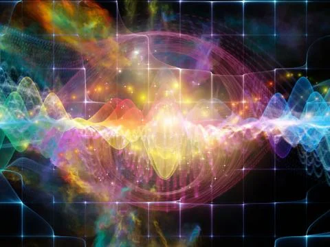 Conceptual Sound Wave Stock Illustration