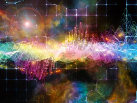 Conceptual Sound Wave Stock Illustration