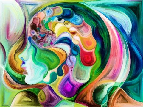 Conceptual Space Division Stockillustratie