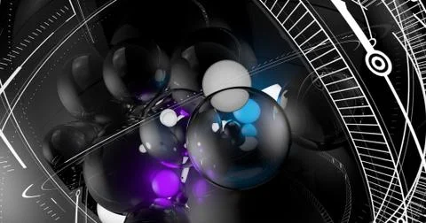 Conceptual speheres Stock Illustration