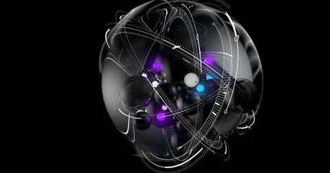 Conceptual sphere Stock Illustration