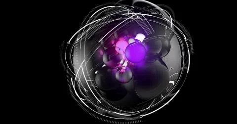 Conceptual sphere Stock Illustration