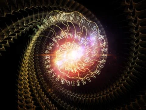 Conceptual Spiral Illustrazione stock