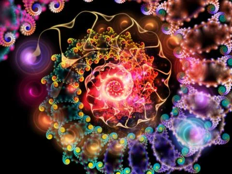 Conceptual Spiral 스톡 일러스트