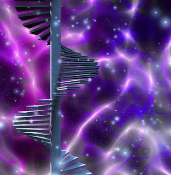 Conceptual staircase Illustrazione stock