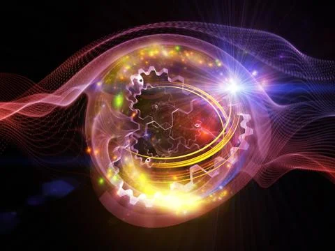 Conceptual Turbulence Stock Illustration