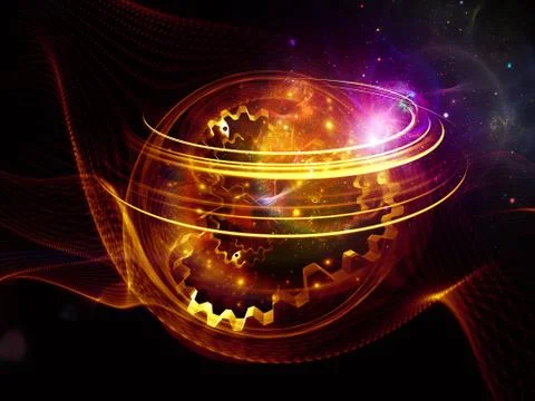 Conceptual Turbulence 스톡 일러스트