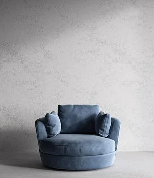 Conceptual vintage interior studio room with stucco wall. Creative composition Illustrazione stock