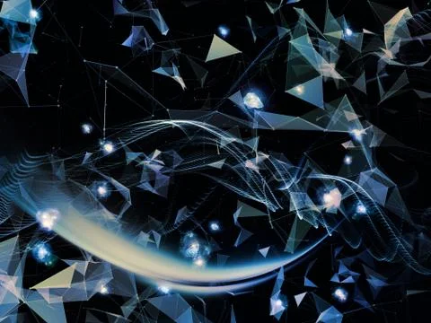 Conceptual Virtual World イラスト素材