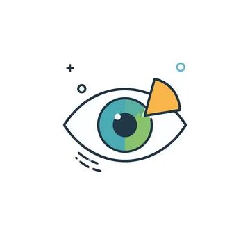 Conceptual vision illustration depicting perception analysis insightful per.. Stock Illustration