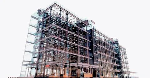 Conceptual visualization of the BIM model utilities of the building Stock Illustration