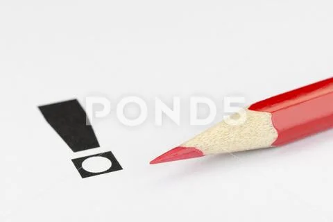 Conceptual visualization convinced vote. Stock Photos