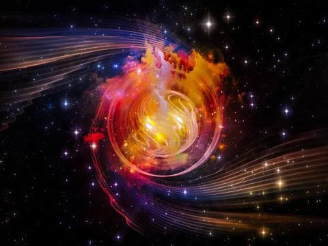 Conceptual Vortex Illustrazione stock