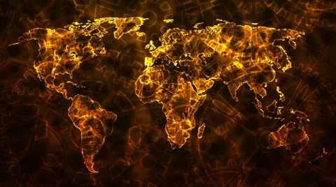 Conceptual world background Stock Footage 50157236