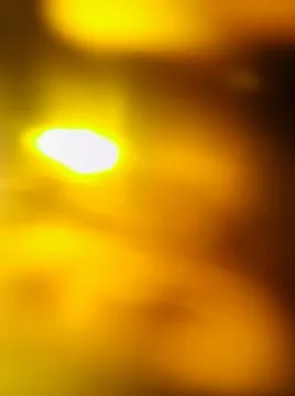 Conceptual yellow background with different elements Stock Photos