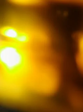 Conceptual yellow background with different elements Stock Photos