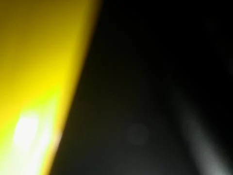 Conceptual yellow beige pattern with different elements  with shadows and lig Stock Photos