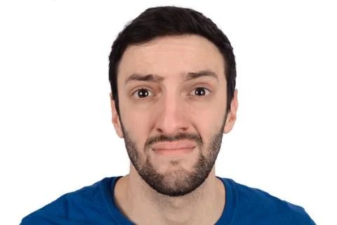 Concerned young man. Stock Photos