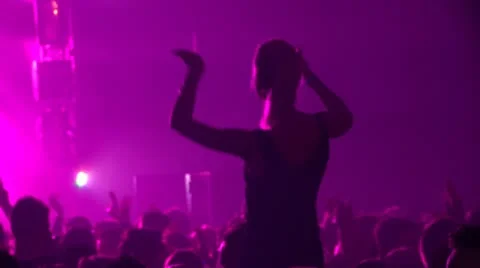 Concert and crowd Stock Footage 10906013